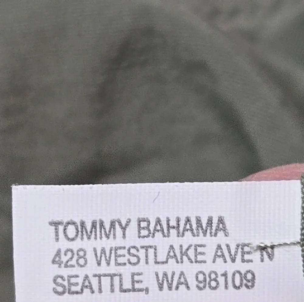 Tommy Bahama Reversible Board Swim Shorts Pocket Tropical Beach Active Green 9